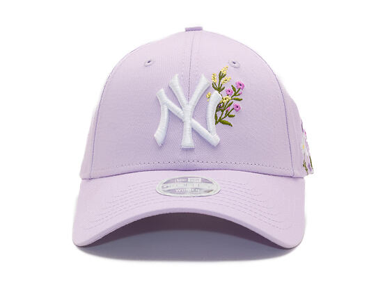Dámská Kšiltovka New Era - MLB Floral Icon 9FORTY - NY Yankees - Lila