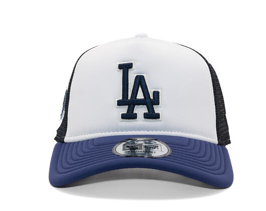 Kšiltovka New Era - MLB World Series 9FORTY Trucker - LA Dodgers - Navy / White