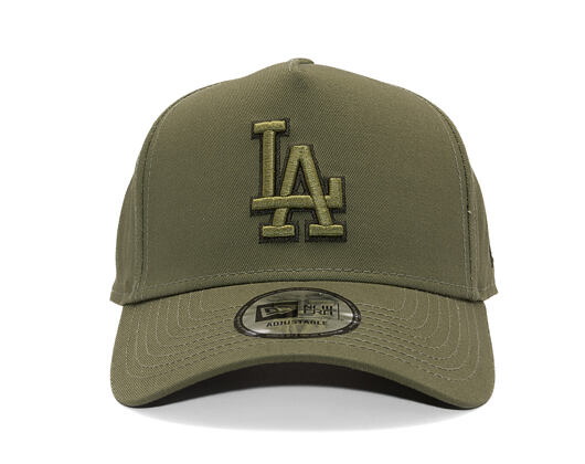 Kšiltovka New Era - MLB Tonal Outline 9FORTY A-Frame - LA Dodgers - New Olive
