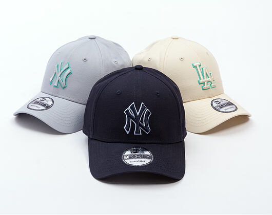 Kšiltovka New Era - MLB Team Outline 9FORTY - NY Yankees - Navy