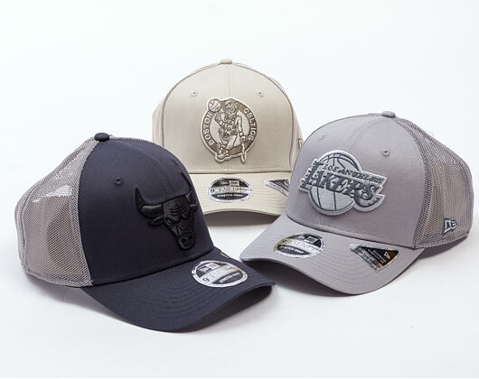 Kšiltovka New Era - NBA Tonal 9SEVENTY Stretch-Snap - Chicago Bulls - Grey