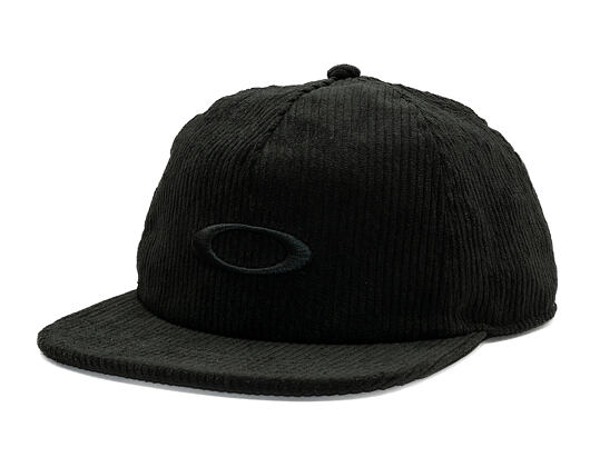 Kšiltovka Oakley - Ellipse Corduroy  Hat - Blackout