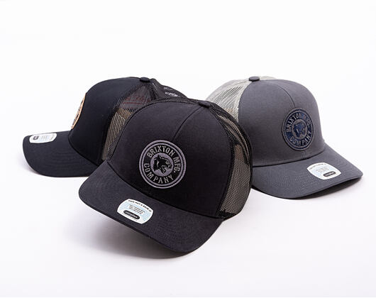 Kšiltovka Brixton - Forte Mp Mesh Cap - Black/Black