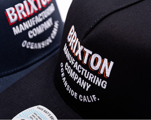 Kšiltovka Brixton - Redoubt C Np Mp Trucker Hat - Black/Black