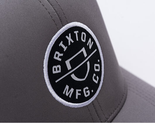 Kšiltovka Brixton - Crest X Mp Snapback - Grey/Grey