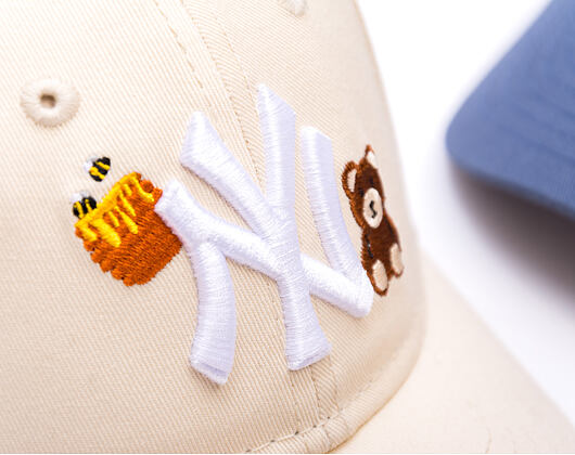 Dětská Kšiltovka New Era - MLB Fall Icons 9FORTY - NY Yankees - Cream / White
