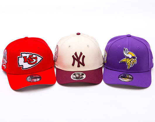 Kšiltovka New Era - MLB WS Patch Retro 9FORTY M-CROWN - NY Yankees - Cream / Burgundy