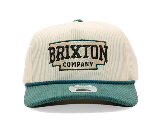Kšiltovka Brixton - Pierson C Np Mp Snpk - Night Sage/Off White Corduroy