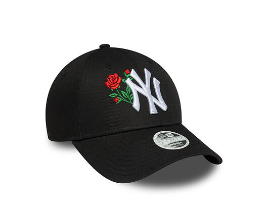 Dámská Kšiltovka New Era - MLB Roses 9FORTY - NY Yankees - Black