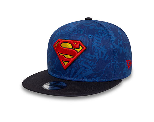 Dětská Kšiltovka New Era - Seasonal Superman 9FIFTY - Azure