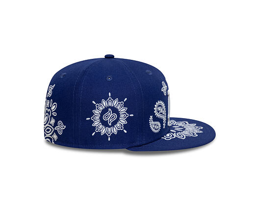 Kšiltovka New Era - MLB Paisley Bandana 59FIFTY - LA Dodgers - Dark Royal