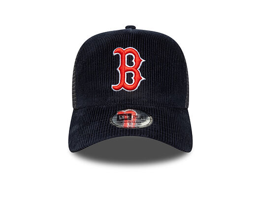 Kšiltovka New Era - MLB Seasonal Cord 9FORTY Trucker - Boston Red Sox - Navy