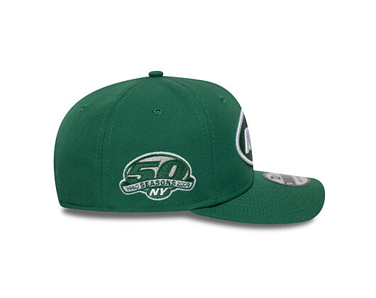 Kšiltovka New Era - NFL Anniversary Patch 9SEVENTY Stretch-Snap - NY Jets - Emerald Green