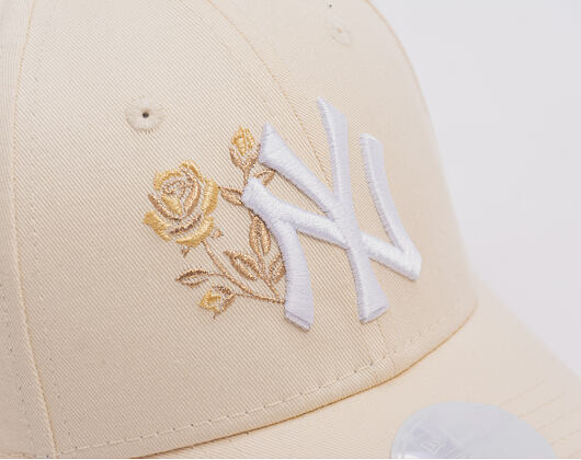 Dámská Kšiltovka New Era - MLB Roses 9FORTY - NY Yankees - Cream