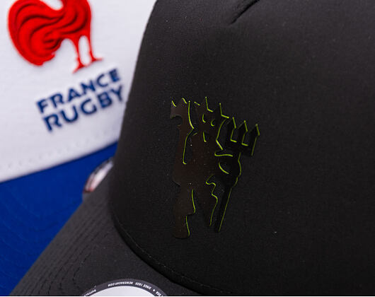 Kšiltovka New Era - Keyline 9FORTY Trucker - Manchester United FC - Black / Upright Yellow