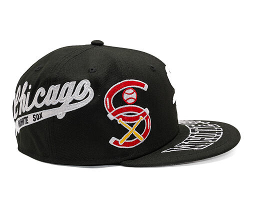 Kšiltovka New Era - MLB "Image Drop" ALL-OVER 59FIFTY - Chicago White Sox - Black