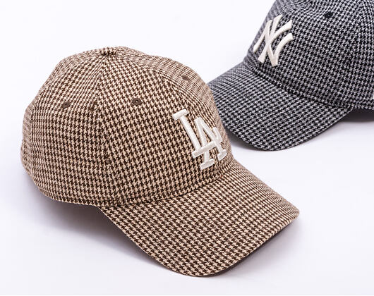 Kšiltovka New Era - MLB Houndstooth 9TWENTY - LA Dodgers - Auburn