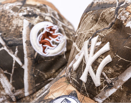 Kšiltovka New Era - MLB Washed Realtree 9TWENTY - NY Yankees - Realtree Edge