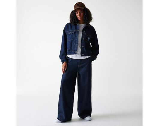 Dámské džíny New Era - MLB Wide Leg Denim Pant - NY Yankees - Indigo