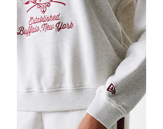 Dámská Mikina New Era - Crest Crewneck - Heather Grey
