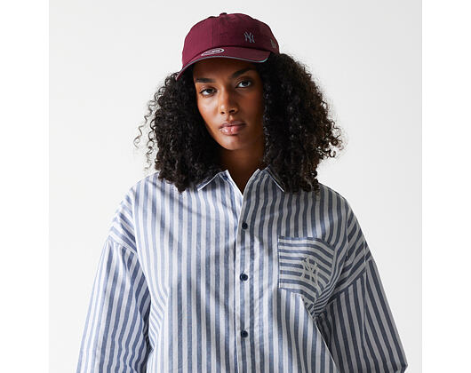 Dámská Košile New Era - MLB Stripe Shirt - NY Yankees - Muted Indigo