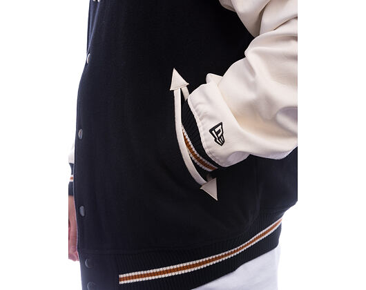 Bunda New Era - MLB Wordmark Varsity Jacket - NY Yankees - Black