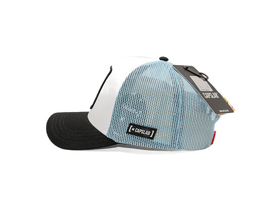 Kšiltovka Capslab - Obelix Trucker - White / Blue