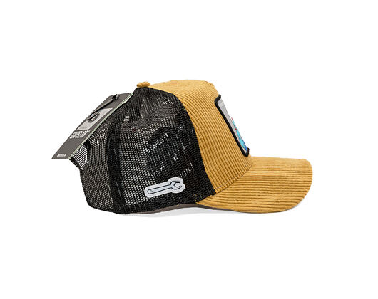 Kšiltovka Capslab - Smurfs Trucker - Handy Cord - Brown