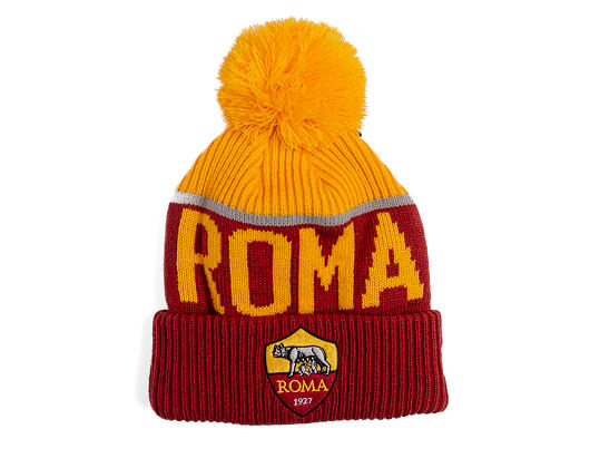 Kulich New Era - Medium Knit Sport Beanie AS Roma - Red / Gold