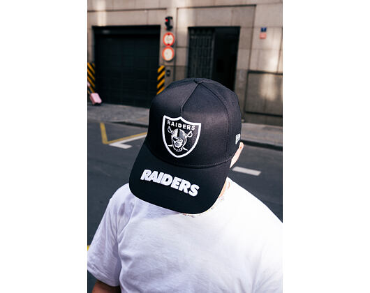 Kšiltovka New Era - NFL Visor Hit 9FORTY A-Frame - Las Vegas Raiders - Black