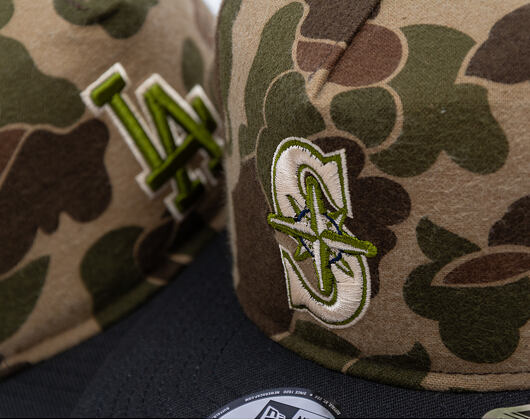 Kšiltovka New Era "Three Looms × MLB Wool Duck Camo" 19TWENTY - Seattle Mariners