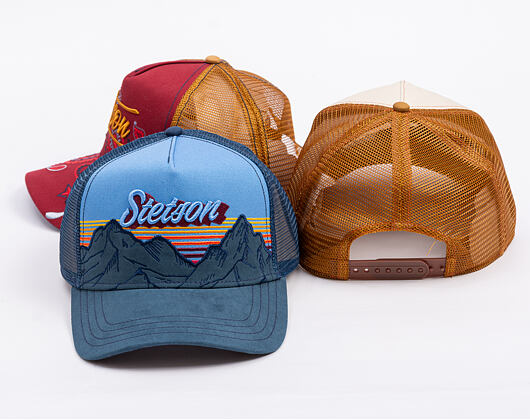 Kšiltovka Stetson - Trucker Cap Mountain Mist - 23