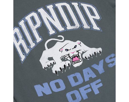 Triko Rip N Dip - White Panther Tee - Charcoal