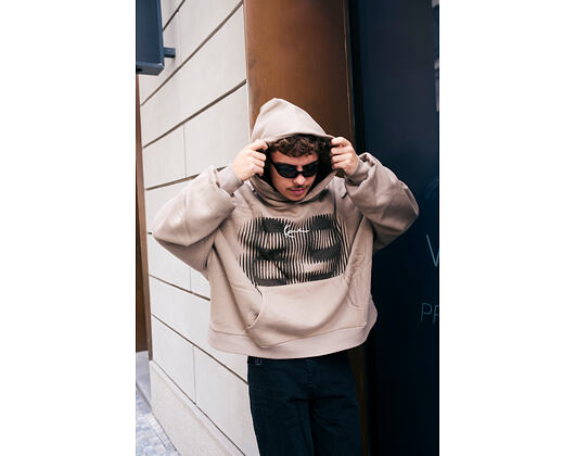 Mikina Karl Kani - Signature 89 Boxy Os Hoodie Brown