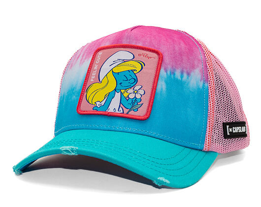 Kšiltovka Capslab - Smurfs trucker