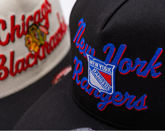 Kšiltovka New Era - NHL Chainstitch 9FIFTY A-Frame - New York Rangers - Black