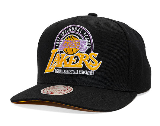 Kšiltovka Mitchell & Ness - NBA Inaugural Team Pro Crown - Los Angeles Lakers - Black