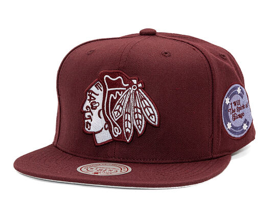 Kšiltovka Mitchell & Ness - NHL Fashion Basic Snapback - Chicago Blackhawks - Dark Purple