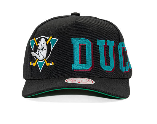 Kšiltovka Mitchell & Ness - NHL Busted Pro Vntg - Anaheim Ducks - Black