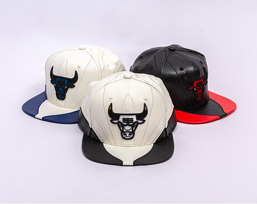 Kšiltovka Mitchell & Ness - NBA Day 12  Bulls - Chicago Bulls - White-Black