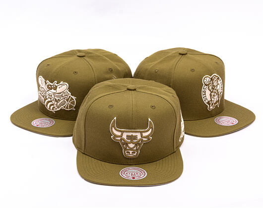 Kšiltovka Mitchell & Ness - NBA Fashion Basic Snapback - Chicago Bulls - Olive