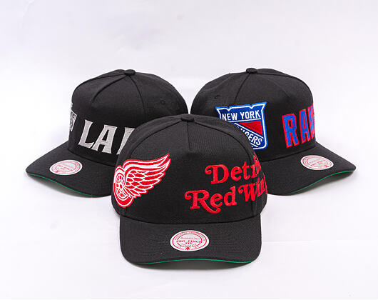 Kšiltovka Mitchell & Ness - NHL Busted Pro - Detroit Red Wings - Black