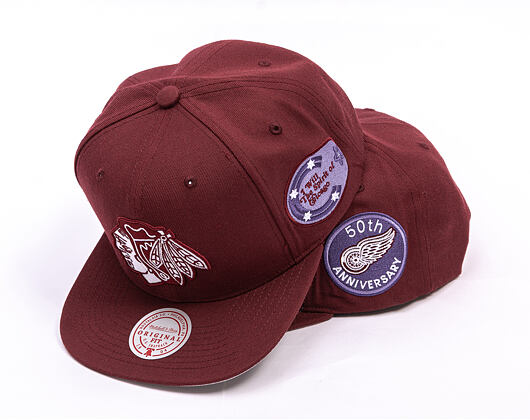 Kšiltovka Mitchell & Ness - NHL Fashion Basic Snapback - Chicago Blackhawks - Dark Purple