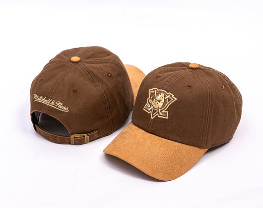 Kšiltovka Mitchell & Ness - NHL Lux Chain Vntg - Anaheim Ducks - Brown