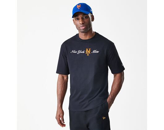 Triko New Era - MLB Graphic Oversized Tee - NY Mets - Black