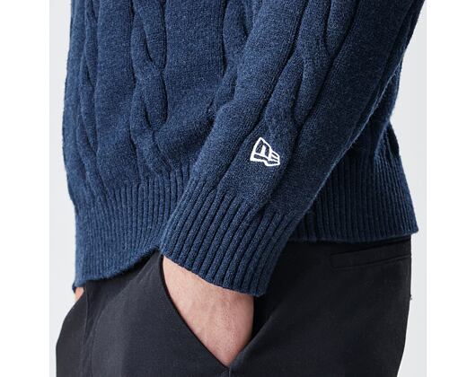 Svetr New Era - MLB Cable Knit Crew - NY Yankees - Navy