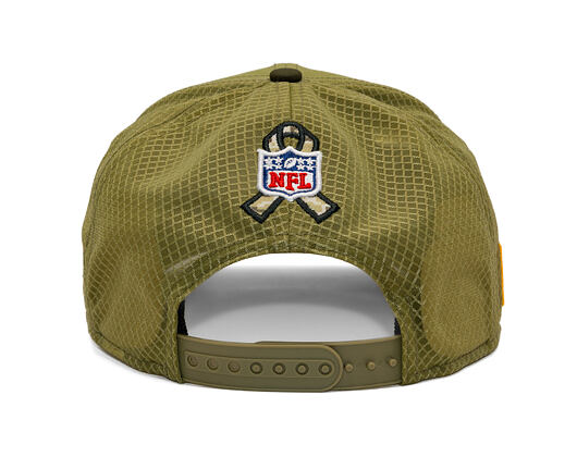 Kšiltovka New Era - NFL25 "Salute to Service" - 9SEVENTY Stretch-Snap - Baltimore Ravens