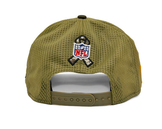 Kšiltovka New Era - NFL25 "Salute to Service" - 9SEVENTY Stretch-Snap - New England Patriots