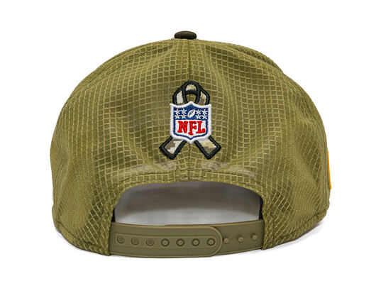 Kšiltovka New Era - NFL25 "Salute to Service" - 9SEVENTY Stretch-Snap - Pittsburgh Steelers