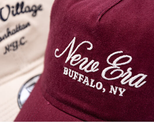 Dámská Kšiltovka New Era - Branded Womens A-Frame 9TWENTY - Burgundy / Cream